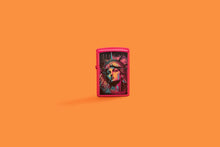 Load image into Gallery viewer, Zippo Lighter - Custom Message Engrave Retro Statue of Liberty Frequency 48916
