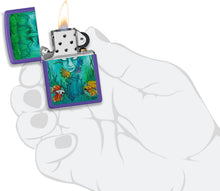 Load image into Gallery viewer, Zippo Sean Dietrich Brackish Design Purple Matte Pocket Lighter