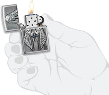 Load image into Gallery viewer, Zippo Anne Stokes Gothic Prayer Emblem Pocket Lighter
