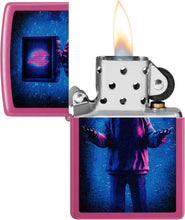 Load image into Gallery viewer, Zippo Flame TV Man Design Frequency Pocket Lighter