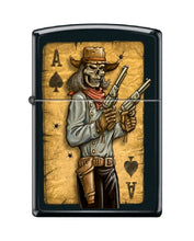 Load image into Gallery viewer, Zippo Lighter- Personalized Engrave for Skull Series2 Cowboy Skull #Z6037