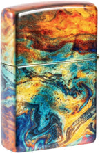 Load image into Gallery viewer, Zippo Lighter- Personalized for Colorful 540 Fusion Tumbled Pocket Lighter 48778