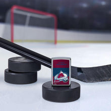 Load image into Gallery viewer, Zippo Lighter - Personalized Customize Message Engrave on Backside for Colorado Avalanche NHL Team 48035