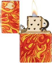 Load image into Gallery viewer, Zippo Lighter - Custom Message Engrave on Fire Design - 540 Fusion 48981