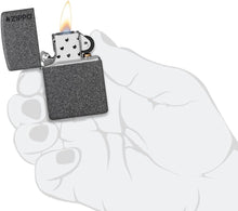 Load image into Gallery viewer, Zippo Lighter - Customized Message Classic Iron Ste Logo Pocket Lighter 211ZL