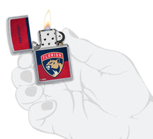 Load image into Gallery viewer, Zippo Lighter - Personalized Customize Message Engrave on Backside for Florida Panthers NHL Team 48040