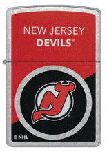Load image into Gallery viewer, Zippo Lighter - Custom Engraved with Your Message for NHL New Jersey Devils 2024 Street Chrome Pocket Lighter 46198