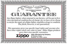 Load image into Gallery viewer, Zippo Lighter - Blue Red USA Flag Patriotic Black Matte Z1097