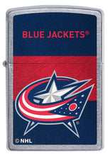 Load image into Gallery viewer, Zippo Lighter - Personalized Customize Message Engrave on Backside for Columbus Blue Jackets NHL Team 48036