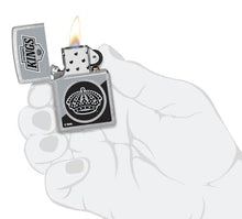 Load image into Gallery viewer, Zippo Lighter - Custom Engraved with Your Message for NHL LA Kings 2024 Street Chrome Pocket Lighter 46194
