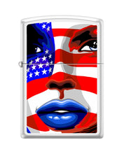 Load image into Gallery viewer, Zippo Lighter- Personalized Eagle USA Flag Patriotic Stars and Stripes #Z6003
