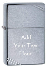 Load image into Gallery viewer, Zippo Lighter - Personalized Custom Message Engrave Chrome Windproof Lighter Vintage Street Chrome 267