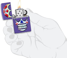 Load image into Gallery viewer, Zippo Suger Skull Design Purple Matte Pocket Lighter