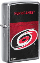 Load image into Gallery viewer, Zippo 2021 NHL Carolina-Hurricanes Street Chrome Pocket Lighter