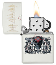 Load image into Gallery viewer, Zippo Lighter- Personalized Engrave for Skull Series2 Def Leppard Skull 49237