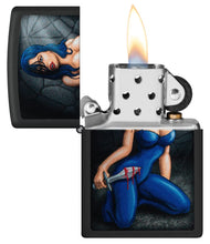 Load image into Gallery viewer, Zippo Lighter - Personalized Custom Message Engraved on Backside for Special Designs Windproof Lighter (Horror Girl 48388)
