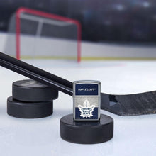 Load image into Gallery viewer, Zippo Lighter - Personalized Customize Message Engrave on Backside for Toronto Maple Leafs NHL Team 48055