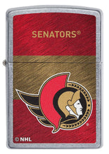 Load image into Gallery viewer, Zippo Lighter - Personalized Customize Message Engrave on Backside for Ottawa Senators NHL Team 48048