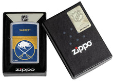 Load image into Gallery viewer, Zippo Lighter - Personalized Customize Message Engrave on Backside for Buffalo Sabres NHL Team 48031