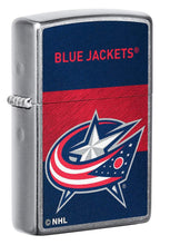Load image into Gallery viewer, Zippo Lighter - Personalized Customize Message Engrave on Backside for Columbus Blue Jackets NHL Team 48036