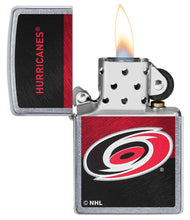Load image into Gallery viewer, Zippo Lighter - Personalized Customize Message Engrave on Backside for Carolina Hurricanes NHL Team 48033