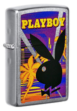 Load image into Gallery viewer, Zippo Lighter - Personalized Customize Message Engrave on Backside for Playboy Bunny in The Tropics #49523