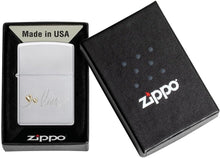 Load image into Gallery viewer, Zippo Lighter- Personalized Loving Embrace Valentine Love 48725