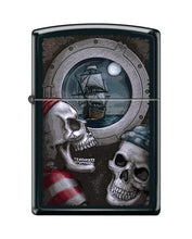 Load image into Gallery viewer, Zippo Lighter- Personalized Engrave Flying Dutchman/Ship Pirate Skull #Z5466