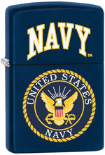 Load image into Gallery viewer, Zippo Lighter- U S Navy Navy Matte Windproof Lighter #Z105