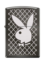 Load image into Gallery viewer, Zippo Lighter- Playboy Rabbit Head Black Ice Windproof Lighter #Z5294