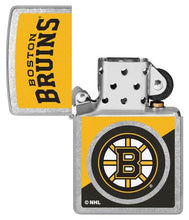 Load image into Gallery viewer, Zippo Lighter - Custom Engraved with Your Message for NHL Boston Bruins 2024 Street Chrome Pocket Lighter 46182