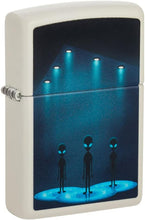 Load image into Gallery viewer, Zippo Aliens Design Glow-in-The-Dark Green Pocket Lighter