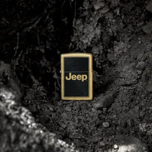 Load image into Gallery viewer, Zippo Lighter - Custom Engraved with Your Message for Jeep Stamp Design Regular Street Brass Pocket Lighter 46225