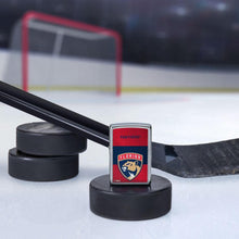 Load image into Gallery viewer, Zippo Lighter - Personalized Customize Message Engrave on Backside for Florida Panthers NHL Team 48040