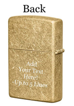 Load image into Gallery viewer, Zippo Lighter- Personalized Engrave Dragon Asian Japanese Yin Yang Tumbled Z5541