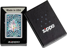 Load image into Gallery viewer, Zippo Lighter- Personalized Engrave Blossoms Flower Power Lotus Flower #48592
