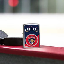 Load image into Gallery viewer, Zippo Lighter - Custom Engraved with Your Message for NHL Florida Panthers 2024 Street Chrome Pocket Lighter 46193