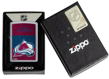 Load image into Gallery viewer, Zippo Lighter - Personalized Customize Message Engrave on Backside for Colorado Avalanche NHL Team 48035