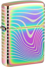 Load image into Gallery viewer, Zippo Lighter- Personalized Message for Geometric Patterns Wavy Pattern 48775