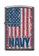 Load image into Gallery viewer, Zippo Lighter – Personalized Custom Message Engraved US Navy Marines USMC Design Windproof Lighter