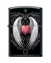 Load image into Gallery viewer, Zippo Lighter- Personalized Engrave for Anne Stokes Pink Heart Wings #Z5319