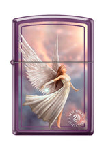 Load image into Gallery viewer, Zippo Lighter -Anne Stokes Collection High Polish Purple Ascendance Angel Z5201