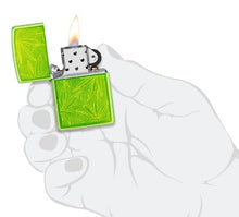 Load image into Gallery viewer, Zippo Lighter - Custom Engraved with Your Message for Iced Cannabis Design Lurid Pocket Lighter 46269