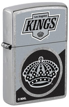 Load image into Gallery viewer, Zippo Lighter - Custom Engraved with Your Message for NHL LA Kings 2024 Street Chrome Pocket Lighter 46194