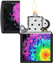 Load image into Gallery viewer, Zippo Lighter - Personalized Customize Message Engrave on Backside for Zippo Brand Design Logo Lighter (Flame Pattern 48733)