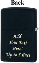 Load image into Gallery viewer, Zippo Lighter- Personalized Ace of Spades Card Game All in Las Vegas Z5119