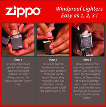 Load image into Gallery viewer, Zippo Customized Message ond for Buck Wear Southwest Bison Street Chrome 46422
