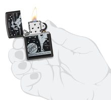 Load image into Gallery viewer, Zippo Lighter - Personalized Customize Message Engrave on Backside for Zippo Brand Design Logo Lighter (Windy Girl 48456)
