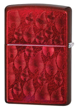 Load image into Gallery viewer, Zippo Lighter - Personalized Custom Message Engraved on Back for Iced Zippo Flame Design Windproof Zippo Lighter #29824