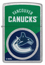 Load image into Gallery viewer, Zippo Lighter - Custom Engraved with Your Message for NHL Vancouver Canucks 2024 Street Chrome Pocket Lighter 46209